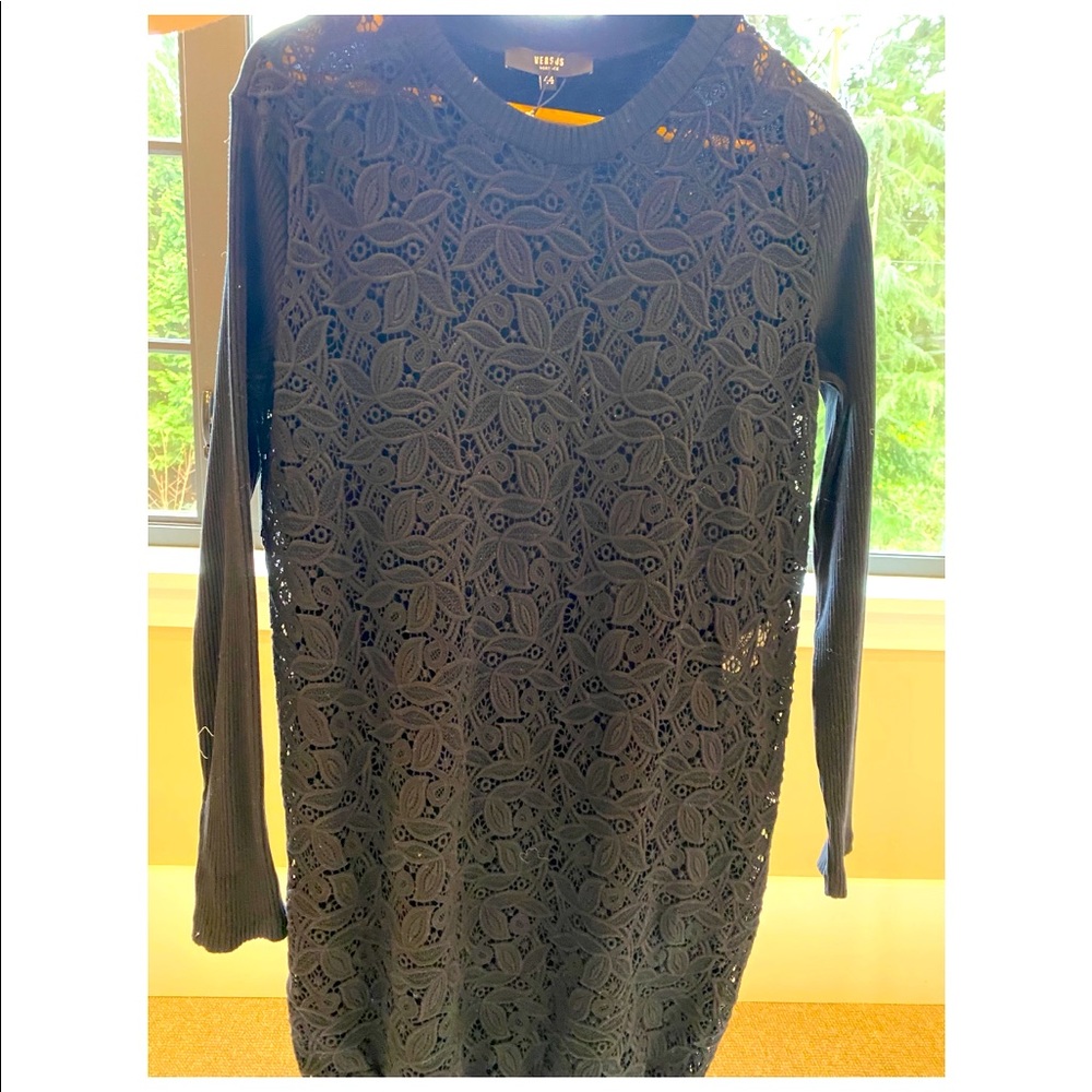 Versace Versus Black lace dress